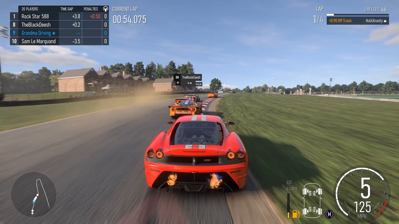 Ferrari 430 Scuderia Screaming at 9000rpm in S-Class (Forza Motorsport)