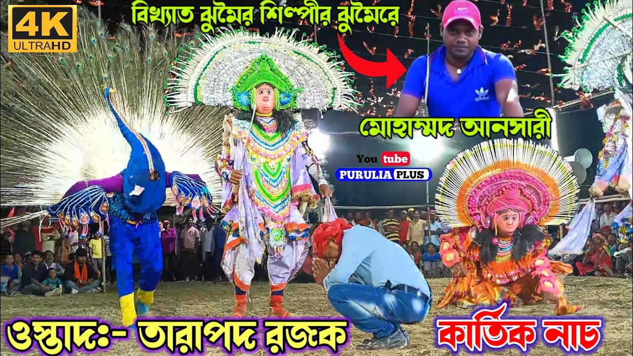 ঝুমৈর শুনে দর্শক কুলকুলি দিছে | Tarapada rajak kartick nach |Purulia Cho Nach | #ছৌ_নাচ