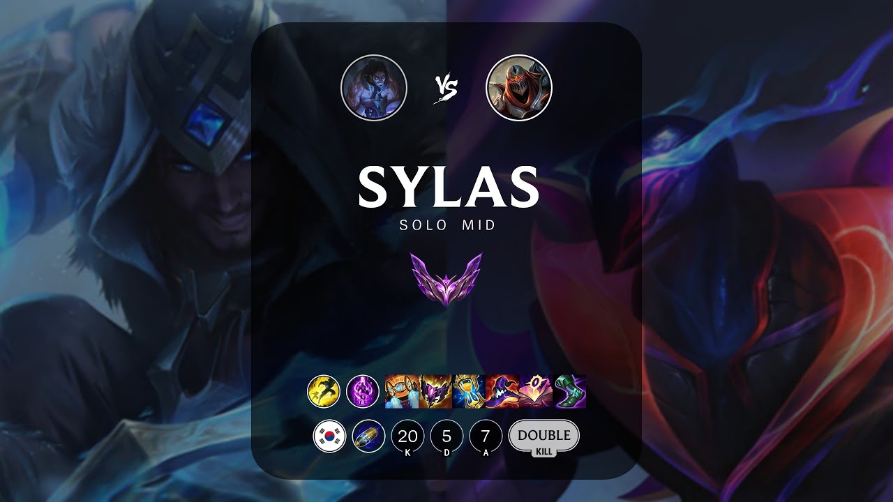 Sylas Mid vs Zed - KR Master Patch 14.2