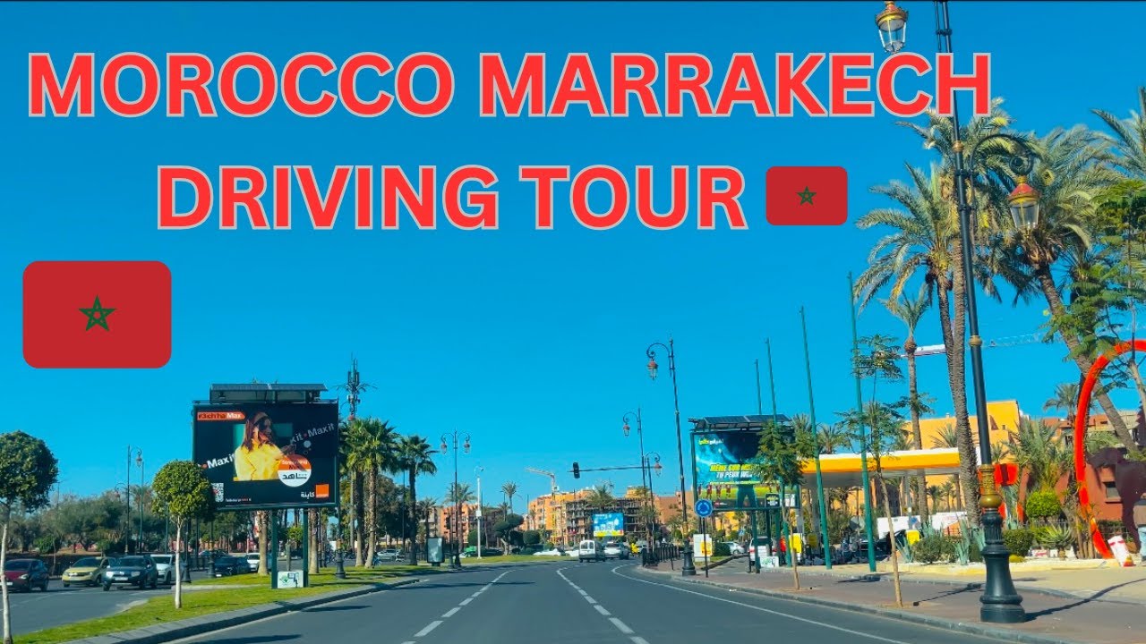 DRIVING IN MOROCCO MARRAKECH 🇲🇦🇲🇦