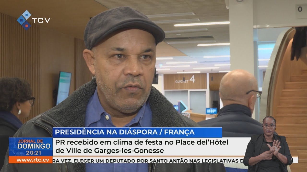 PR recebido em clima de festa no Place del’Hôtel de Ville de Garges-les-Gonesse