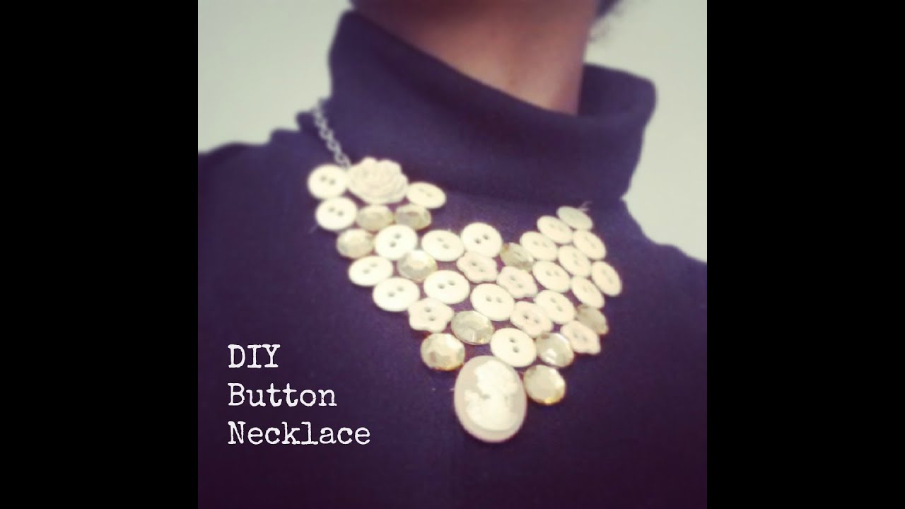 DIY Button Necklace
