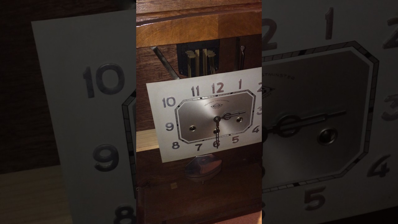 Girod wall clock Cloches du Jura 2 Melodies Girod Wanduhr 2 Melodien