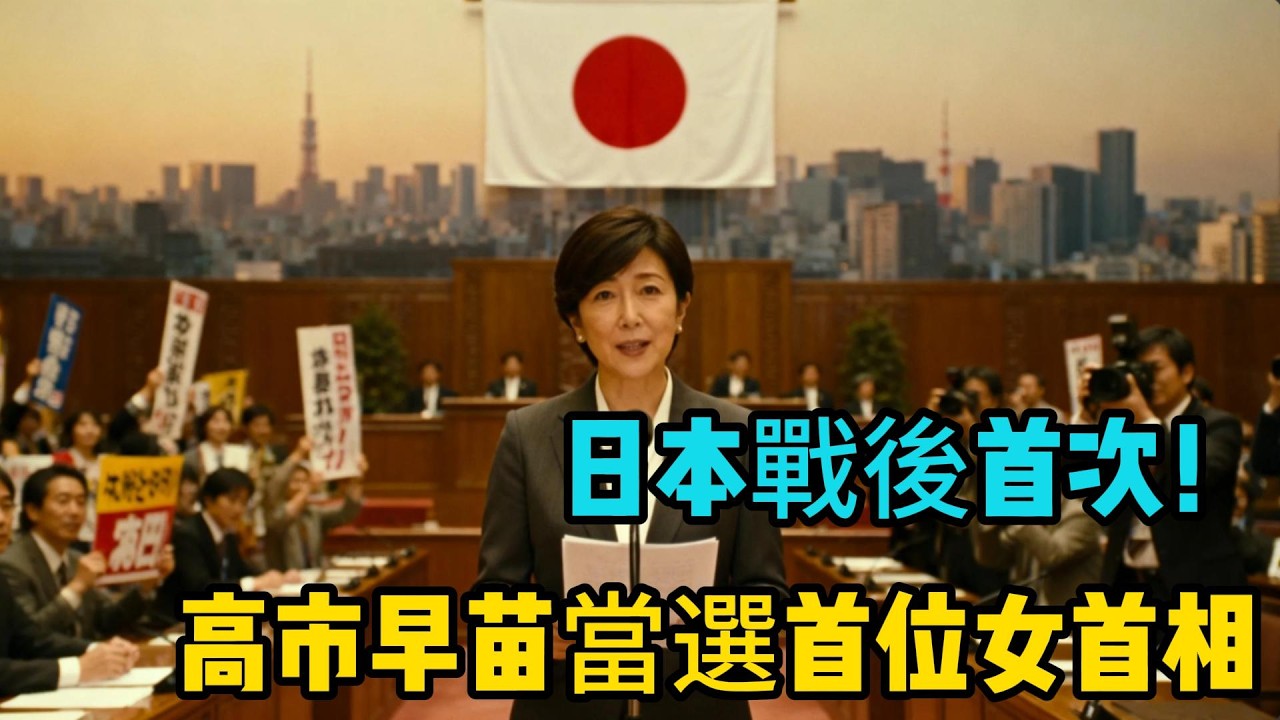 日本戰後首次！高市早苗當選首位女首相