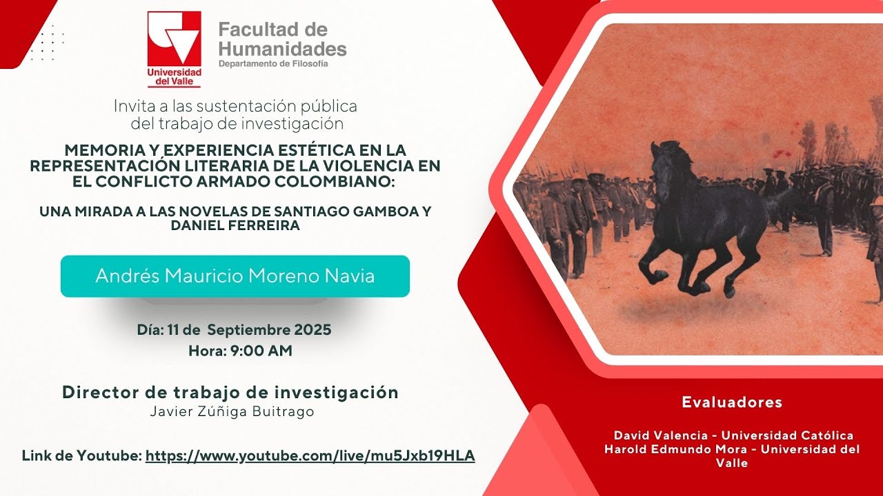 Sustentación del estudiante de maestría Andrés Mauricio Moreno Navia