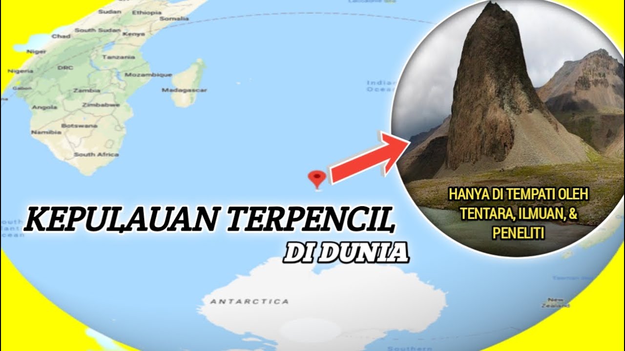 pulau paling terpencil di dunia yang berada di tengah samudra hindia - fakta menarik kerguelen