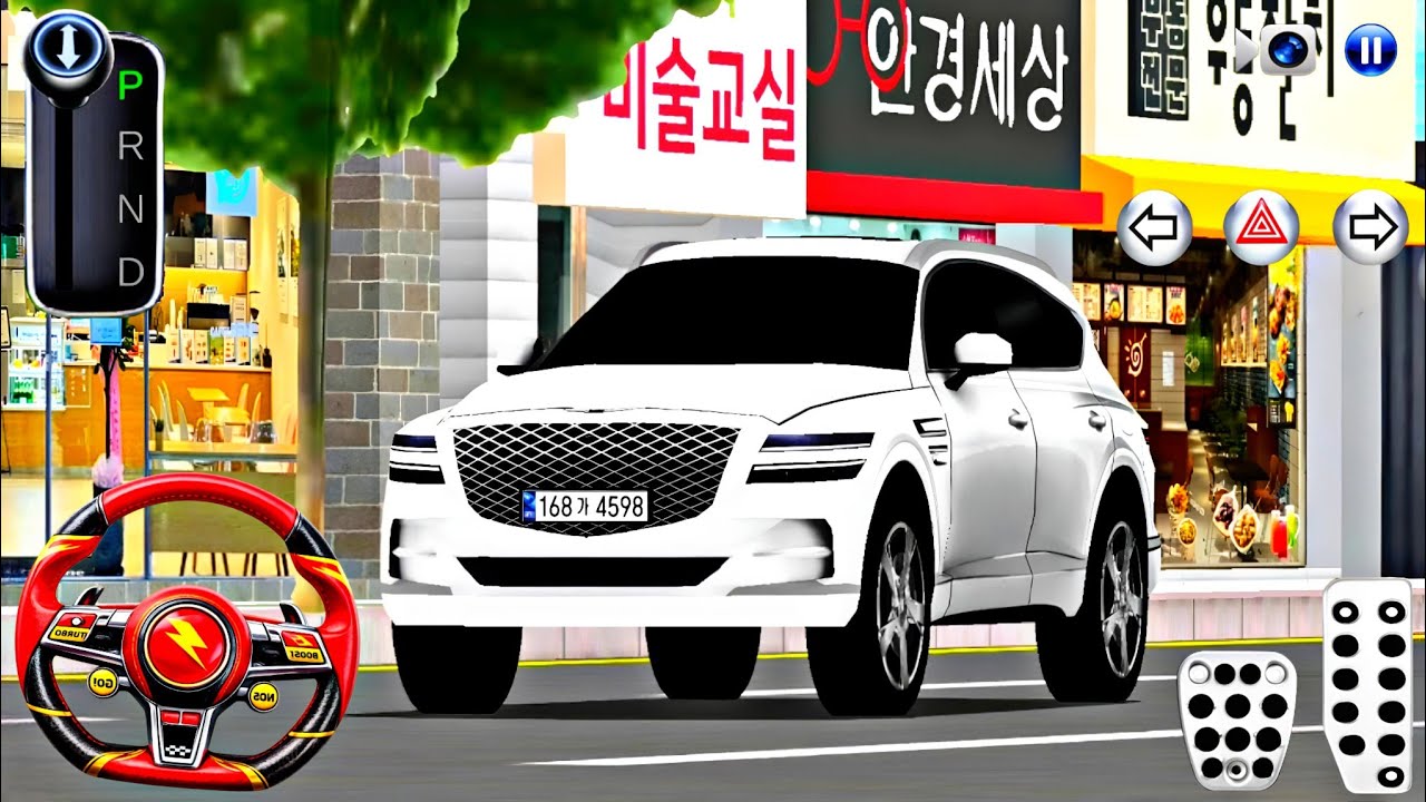 New White Genesis GV80 City Car Driving - 3D Driving Class - Android Gameplay
