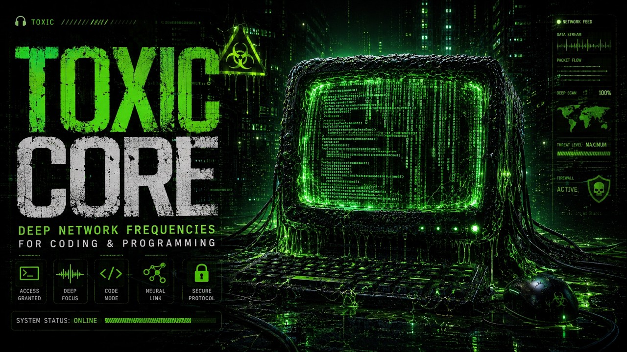 🎧 TOXIC CORE | Deep Network Frequencies for Coding & Programming