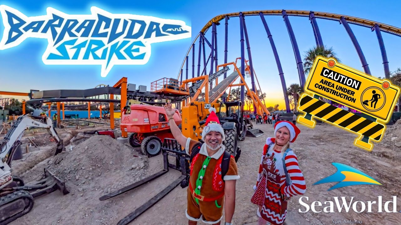 We Entered the Barracuda Strike Construction Area & Signed a Piece of Track to prove it! 🤫