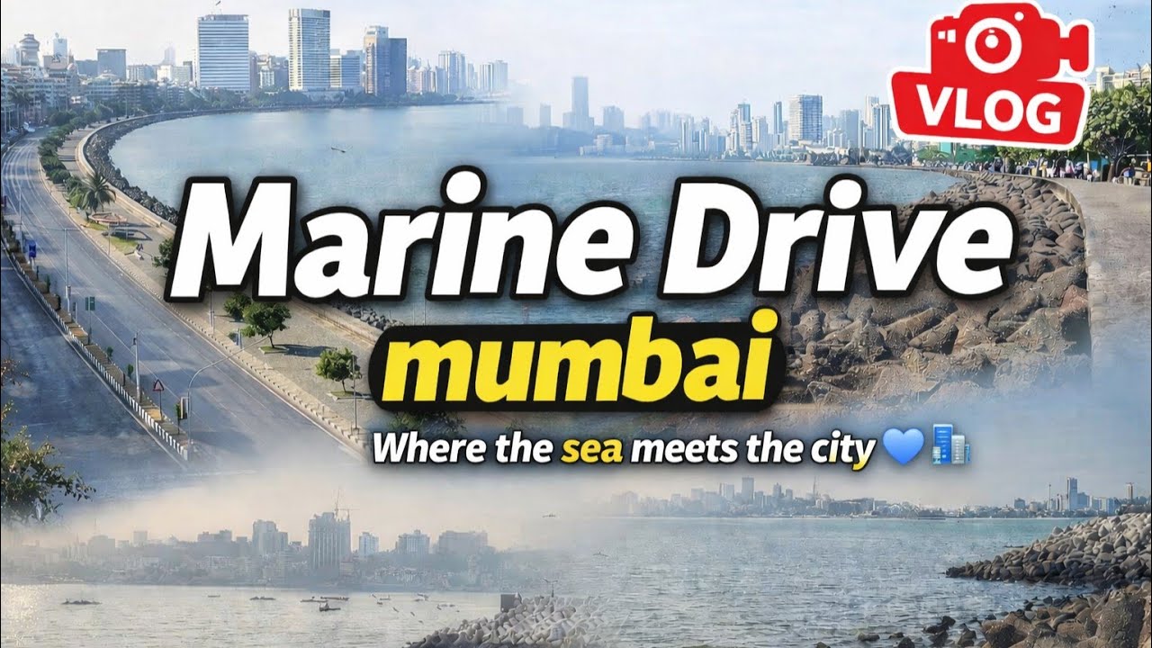 🌊 Queen’s Necklace vibes ✨💎Marine Drive magic ✨💫मरीन ड्राइव का जादू, हर लम्हा खास 💫🌊.. 