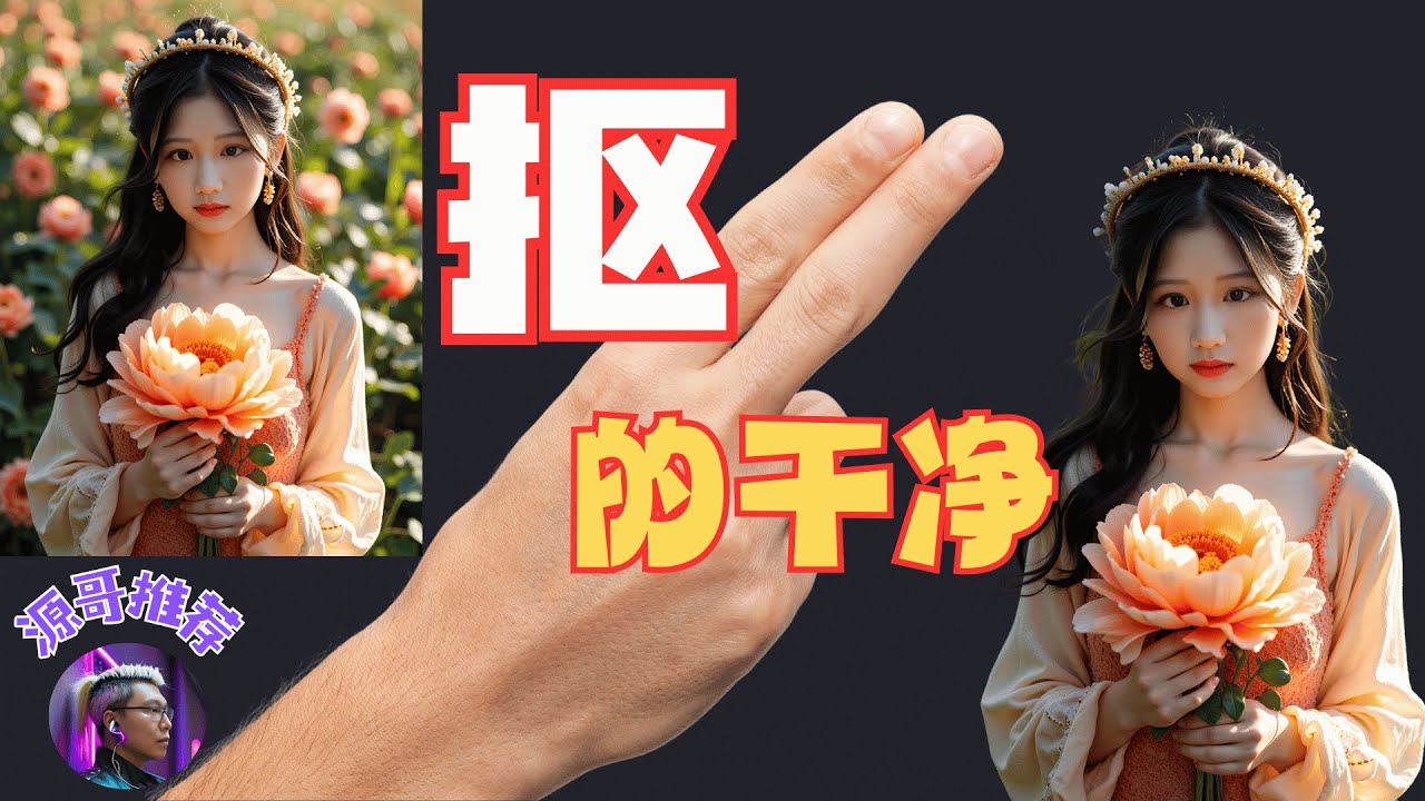 Aiarty Image Matting-一款超强的免费抠图的AI工具，细节完美，像素级抠图，本地运行保护隐私，适配任何老旧电脑。
