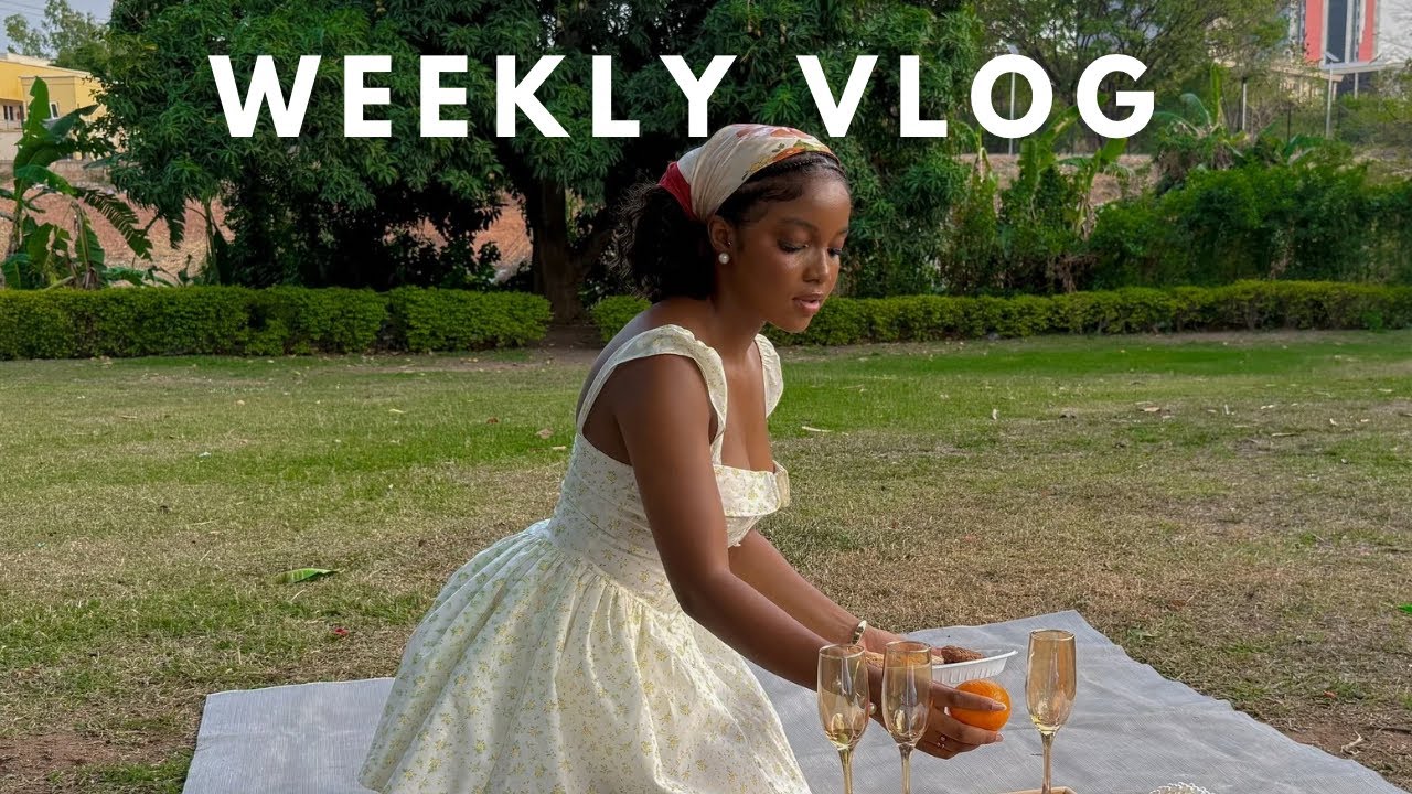 LIVING ALONE IN NIGERIA: Picnic date + makeup tutorial + fashion show + new braids + cooking &more