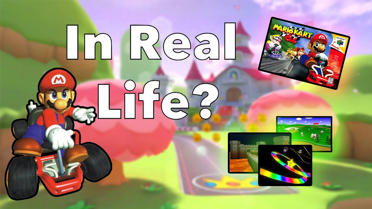 How Many Mario Kart 64 Tracks could you drive on in real life?