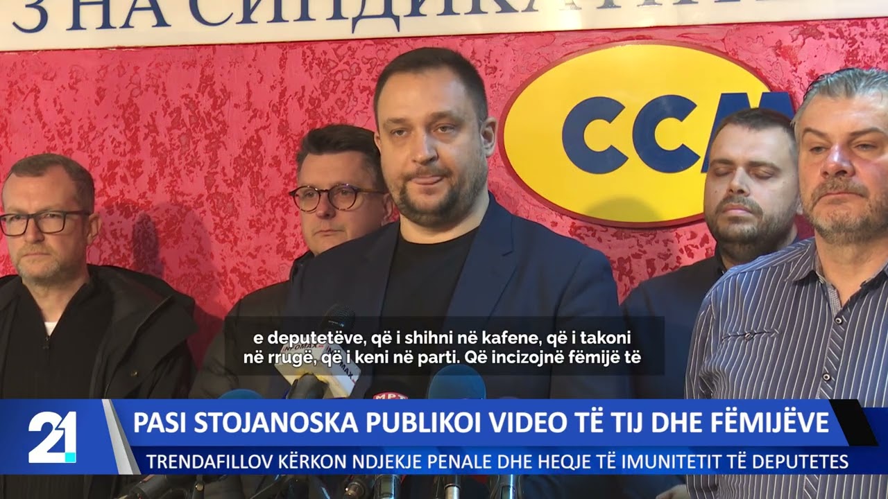 Pasi Stojanoska publikoi video të tij dhe fëmijëve, Trendafillov kërkon ndjekje penale