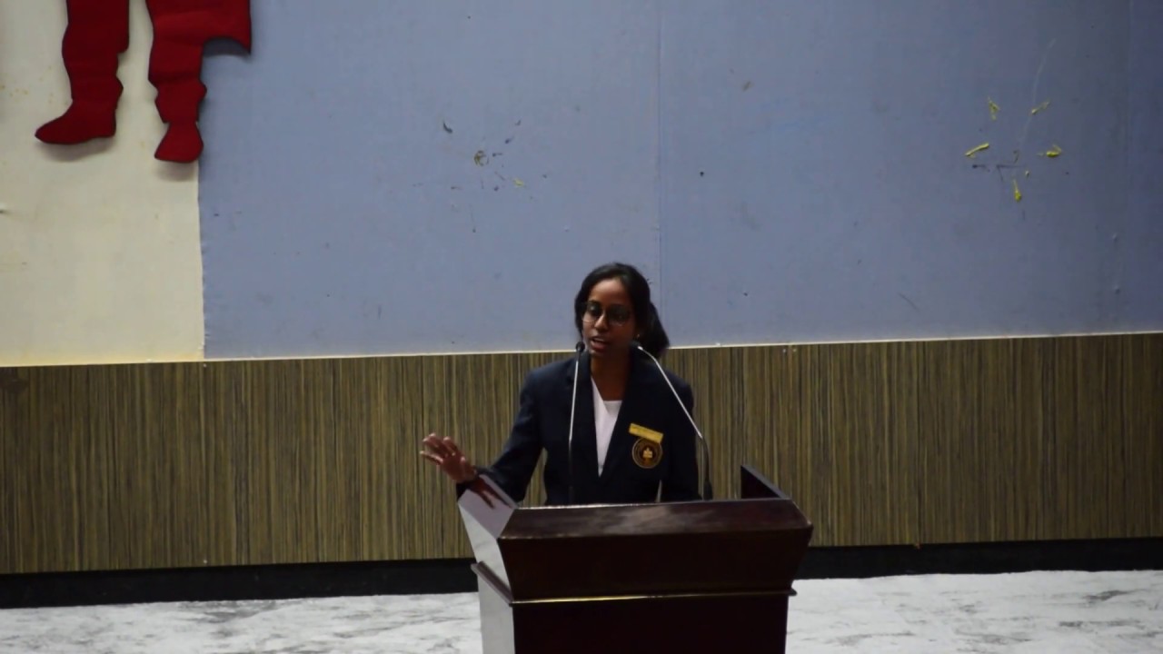 Arpana Melanie, Head Girl (2019-2020) IISJ, Graduation Speech