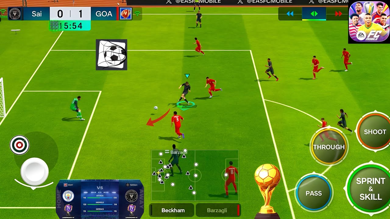 Fc Mobile | Head To Head &bull; Online Match ▪︎ Challenge Division Rivals | Insane Goal Beckham 🌪️