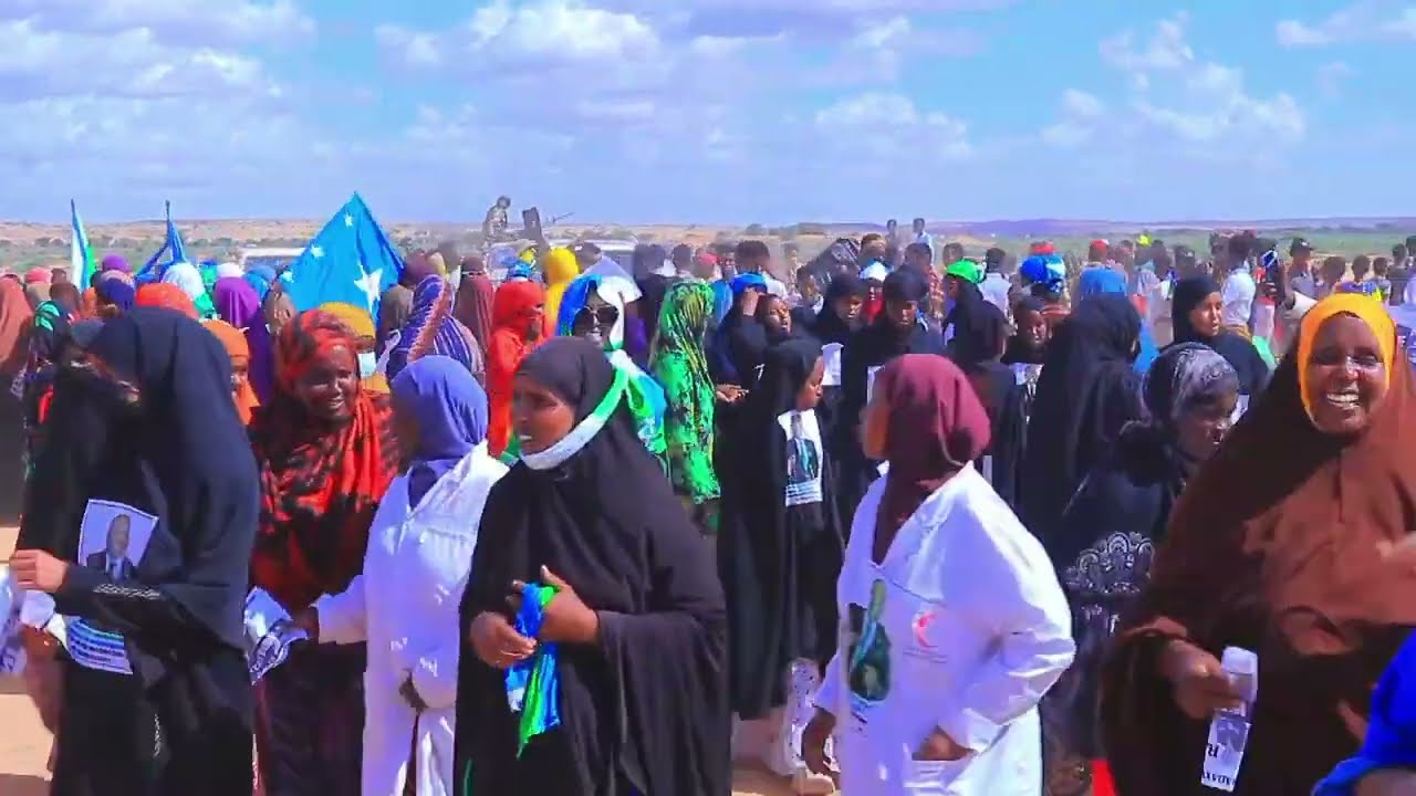 Barnaamijka booqashada  Madaxweynaha Puntland Siciid C/laahi Deni ee magaalada Rako. 20 05 23 PLTV