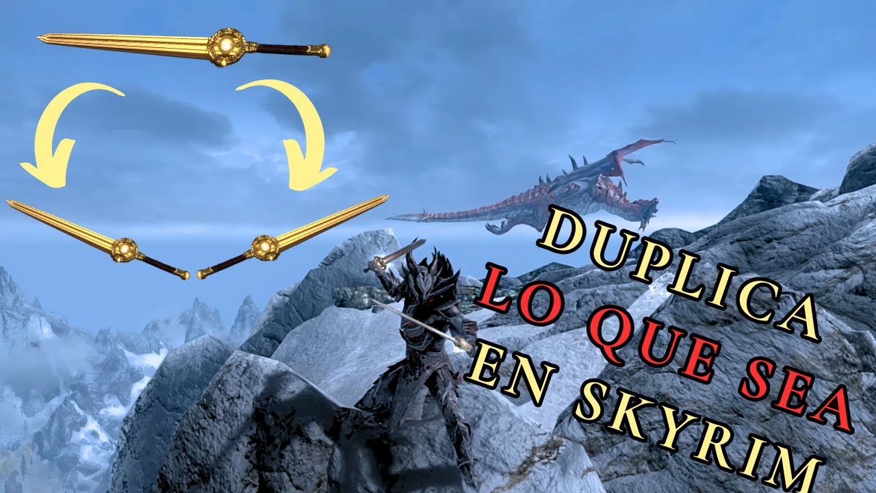Cómo DUPLICAR OBJETOS en Skyrim de forma RÁPIDA⚡ // 2025