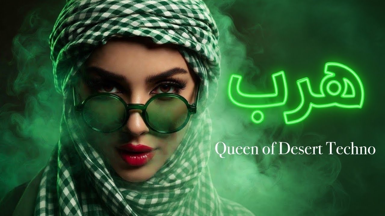 هرب🎧 Queen of Desert Techno – ملكة تكنو الصحراء #arabictechno #technodance #arabicbeats