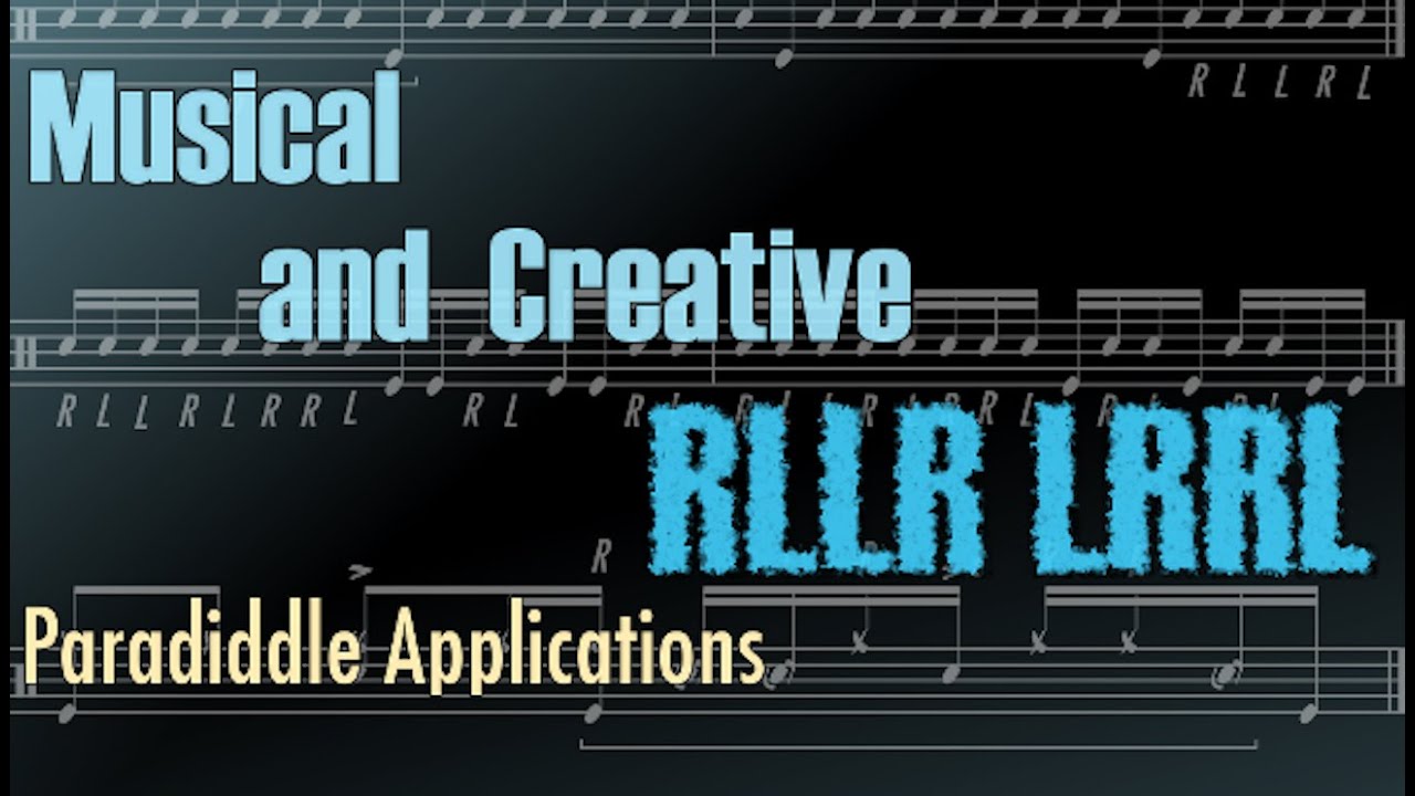 Musical & Creative Inverted Paradiddle Applications - Free Pdf