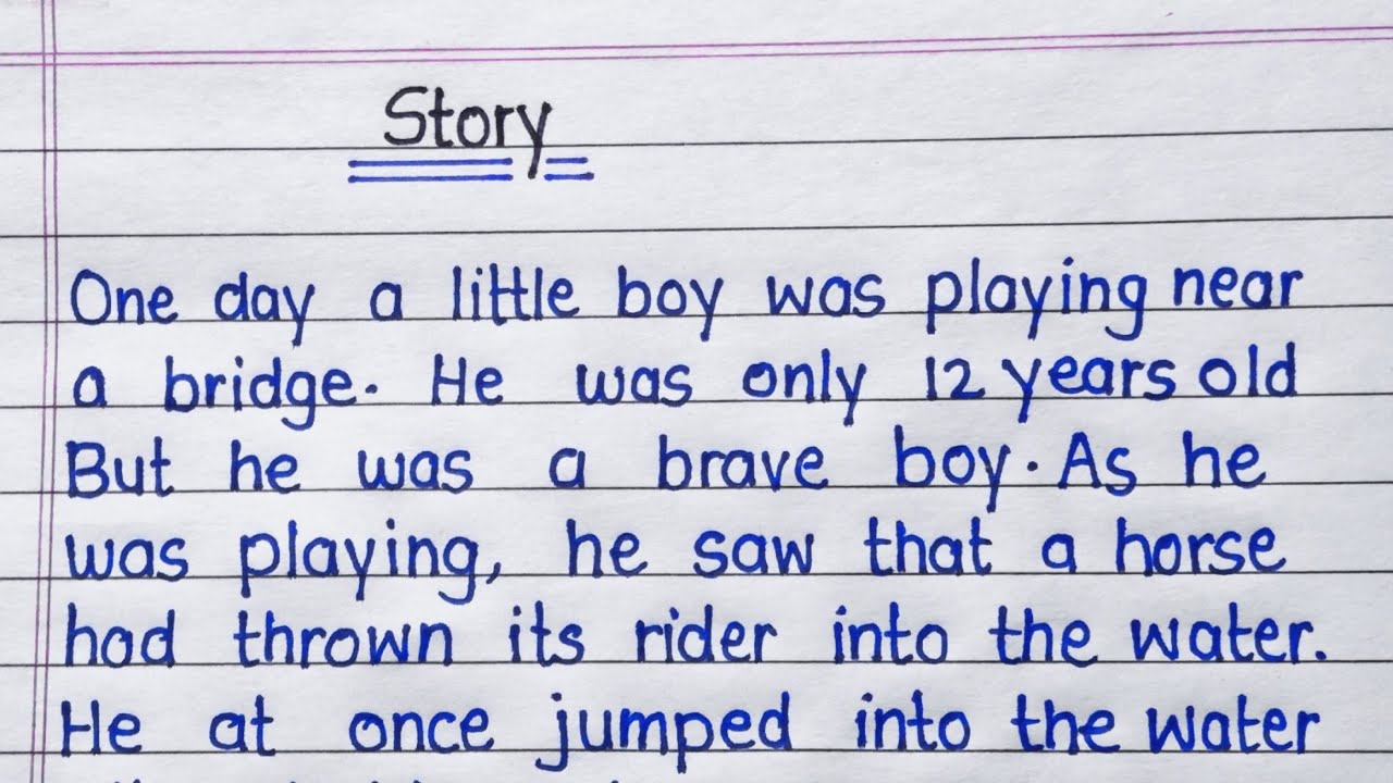 Story a Brave Boy || Best Short Story a Brave Boy by Bright Write