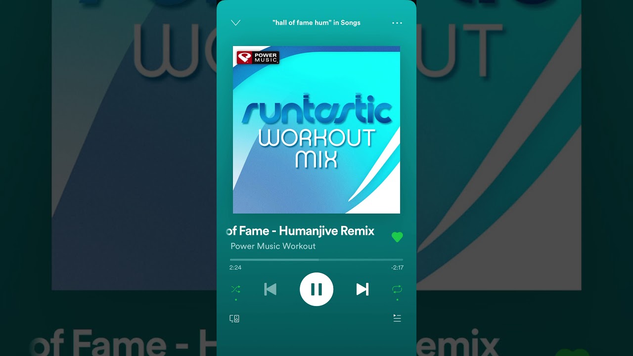 Power Music Workout - Hall Of Fame  ( HumanJive Remix )
