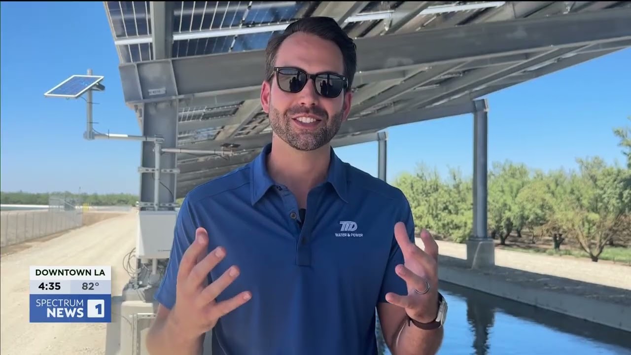 Solar Canal Project in Turlock, CA