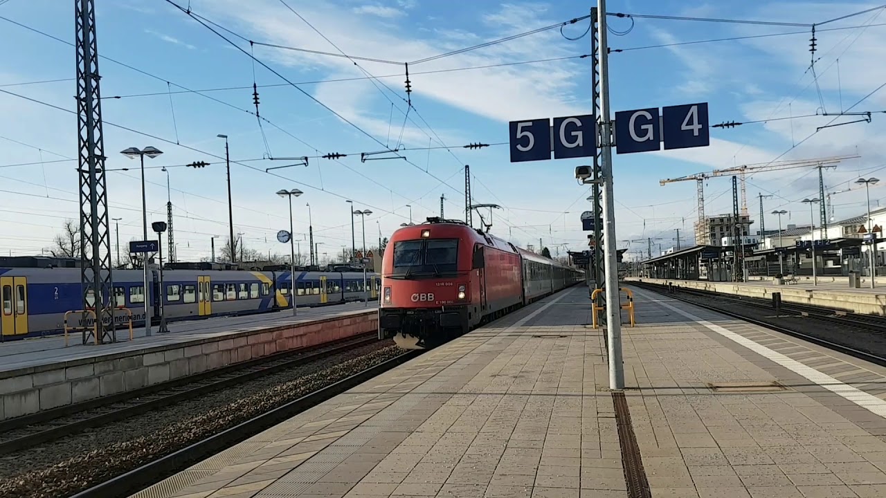 Bahnhof Rosenheim : BR1142 + Lomo + BR185 uvm
