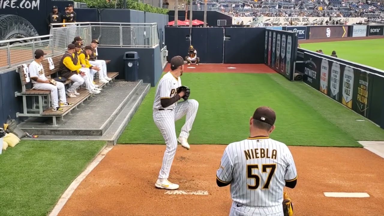 Joe Musgrove bullpen- Petco Park, May 29, 2022