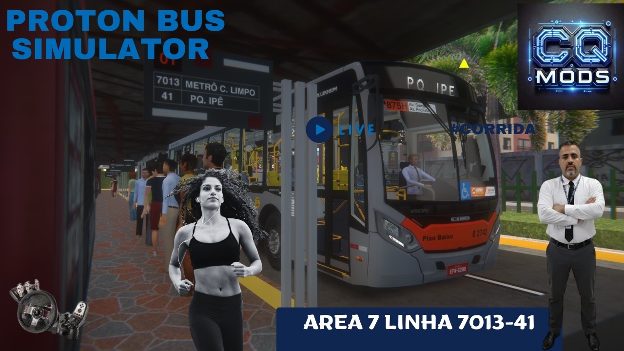PROTON BUS MAPA AREA 7 LINHA 7013-41