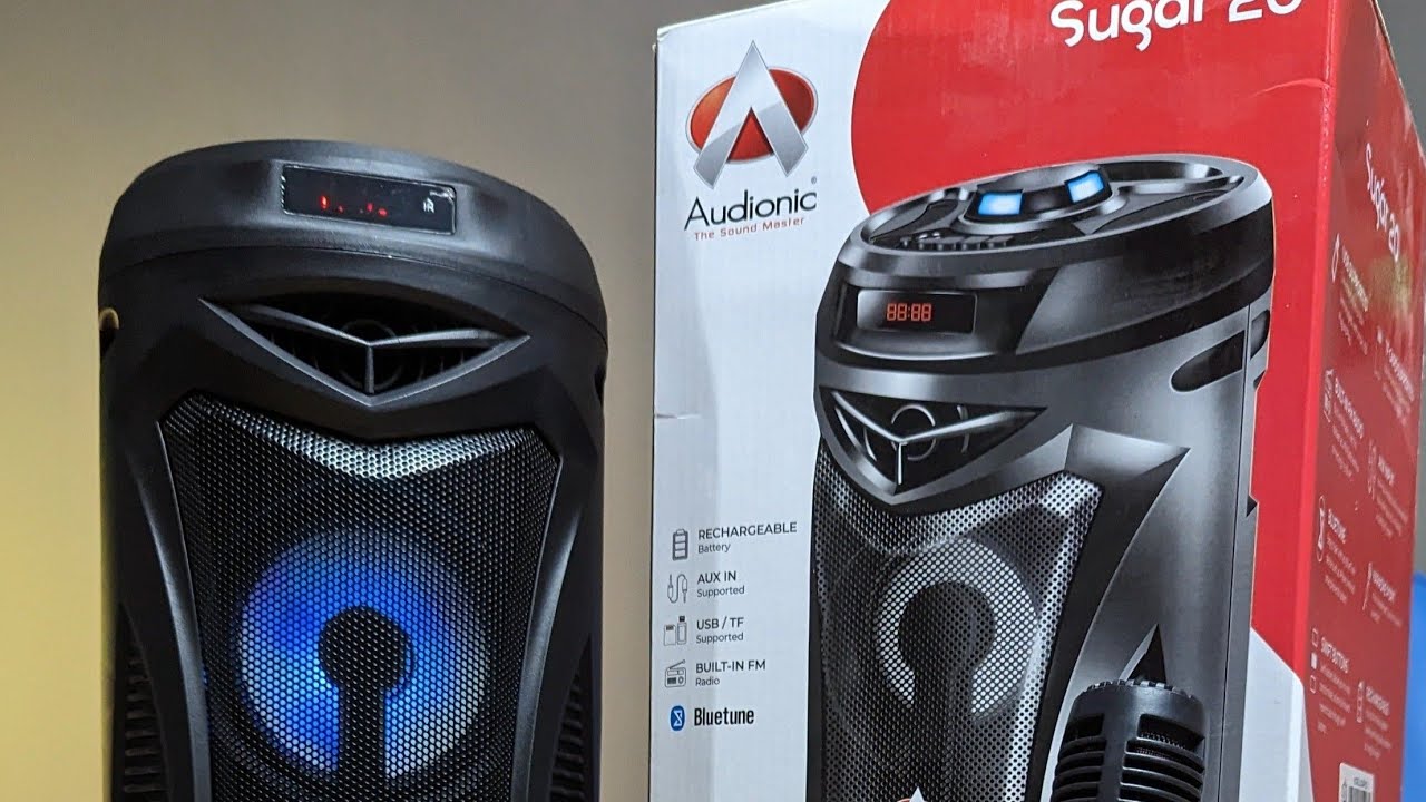 Audionic sugar 20 Speaker Unboxing And Review
