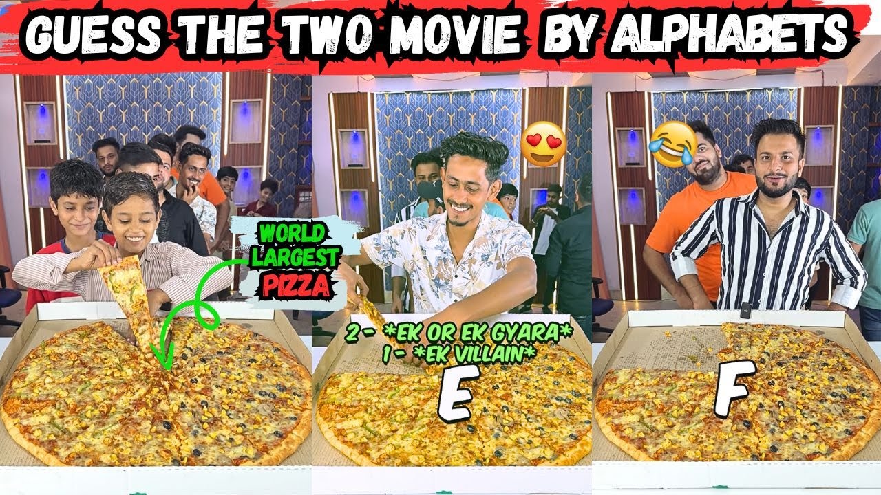 Funny Guess Two Bollywood Movies Name By Alphabets Challenge 😂 #bollywood #sahilkhannt #movies