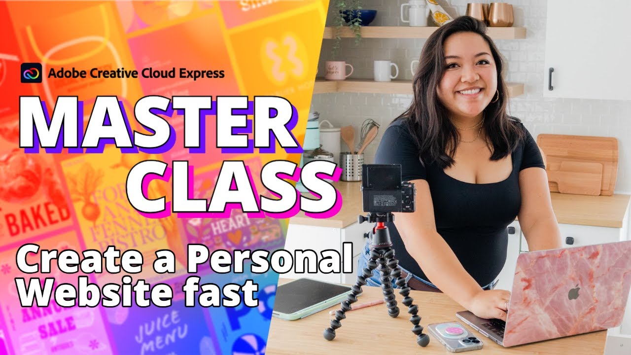 How to make a Personal Website | Adobe Express Masterclass