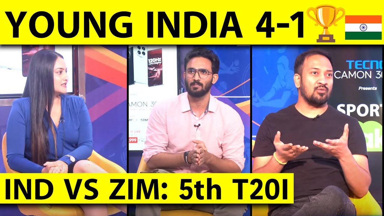 🔴IND VS ZIM: 4-1 से YOUNG INDIA ने जीती SERIES, DUBE का ALL-ROUND SHOW , MUKESH ने लिए 4 विकेट
