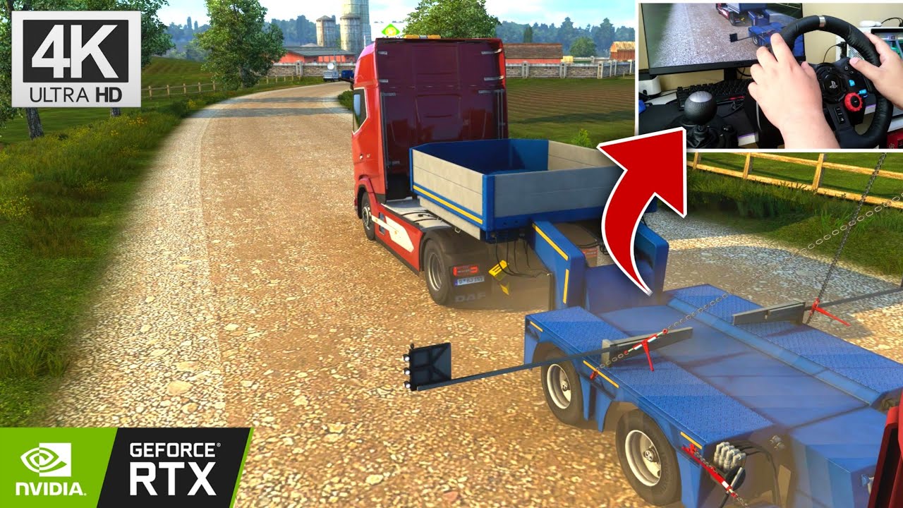ETS2 | RTX 3060 + i5-10400F | Logitech G29 Gameplay