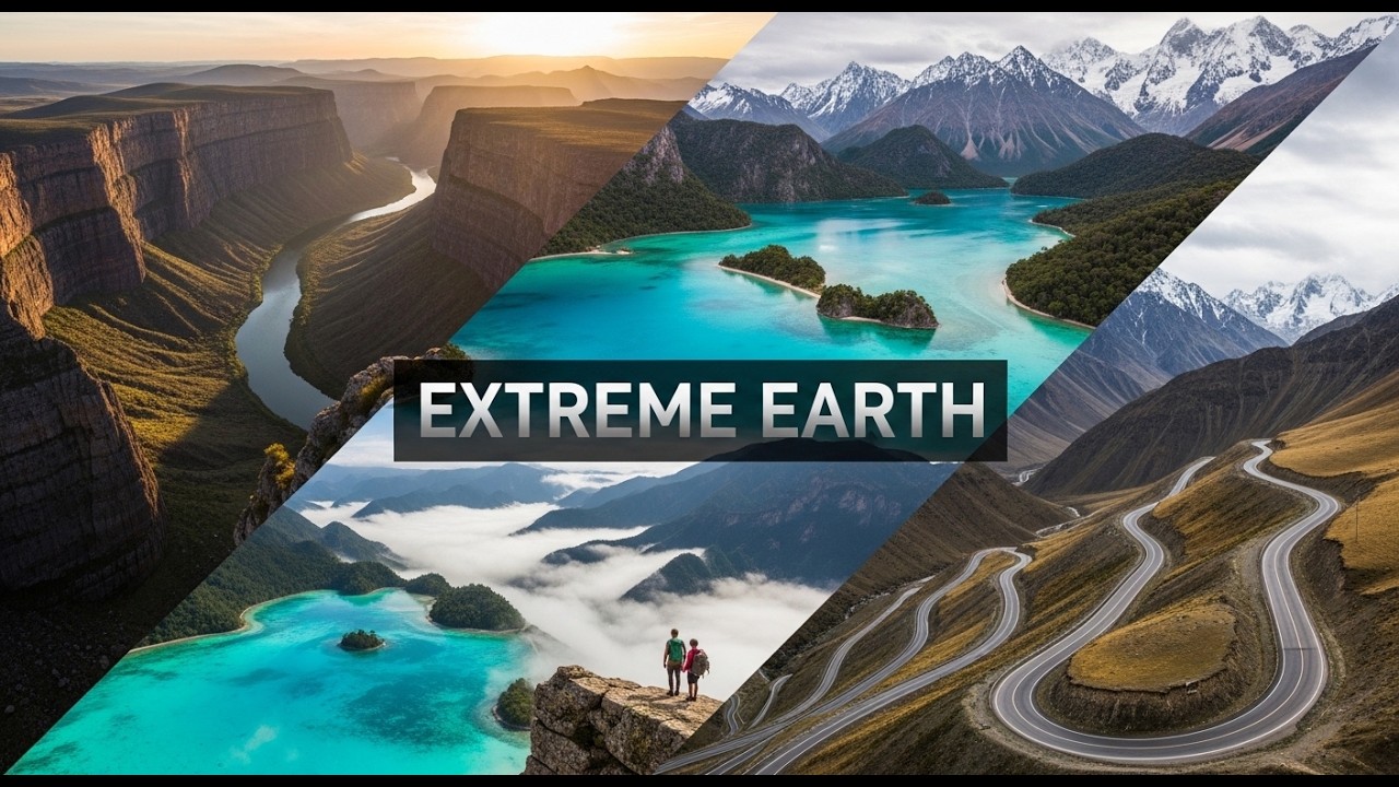Earth’s Most Dangerous & Breathtaking Places You Must See 🌍⚡