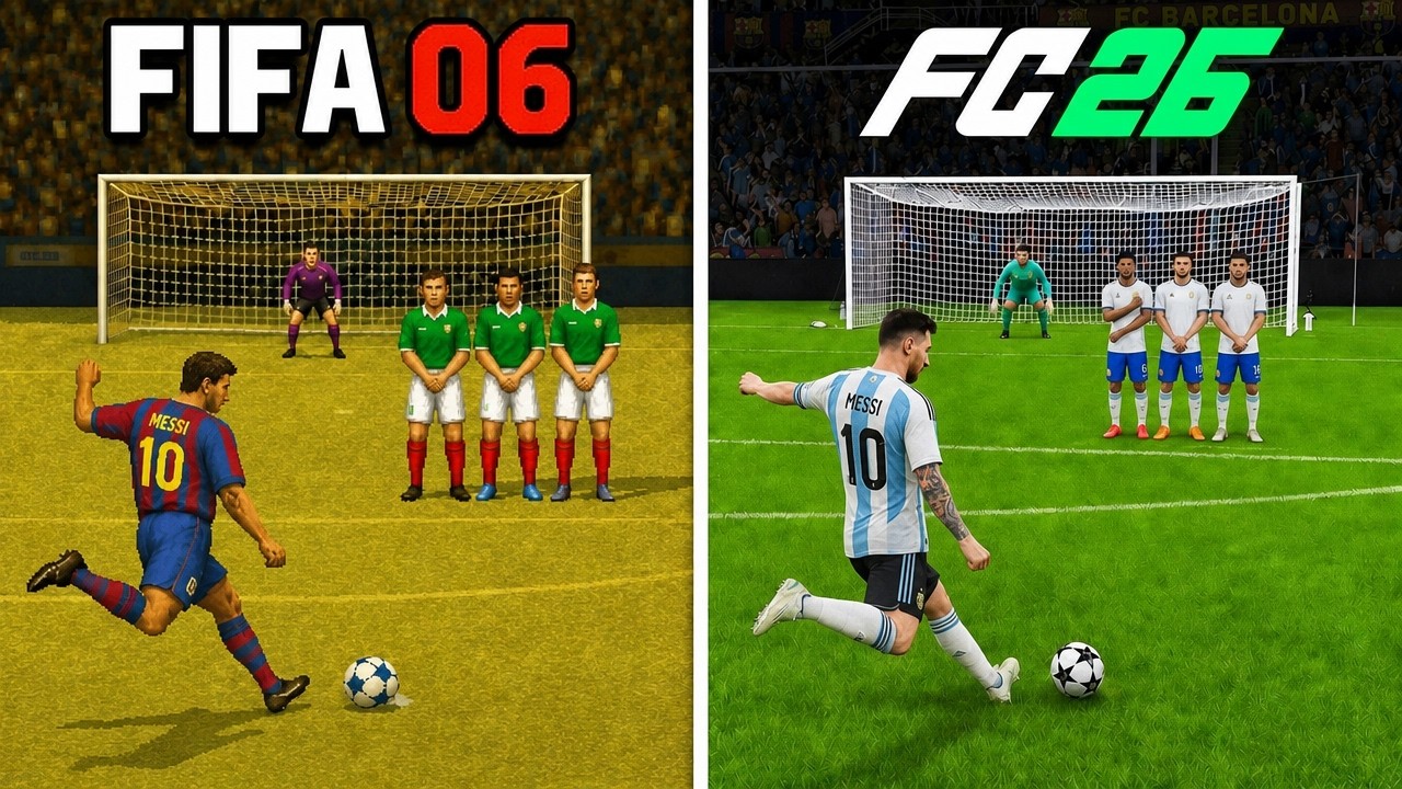 Segno una PUNIZIONE con MESSI su TUTTI i FIFA