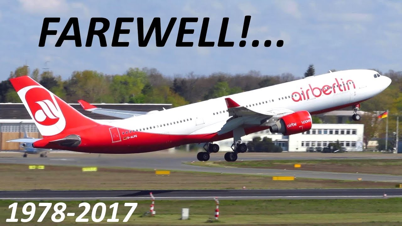 Farewell Air Berlin! 20 Minutes of Air Berlin Action at Berlin Tegel Airport TXL [Full HD]