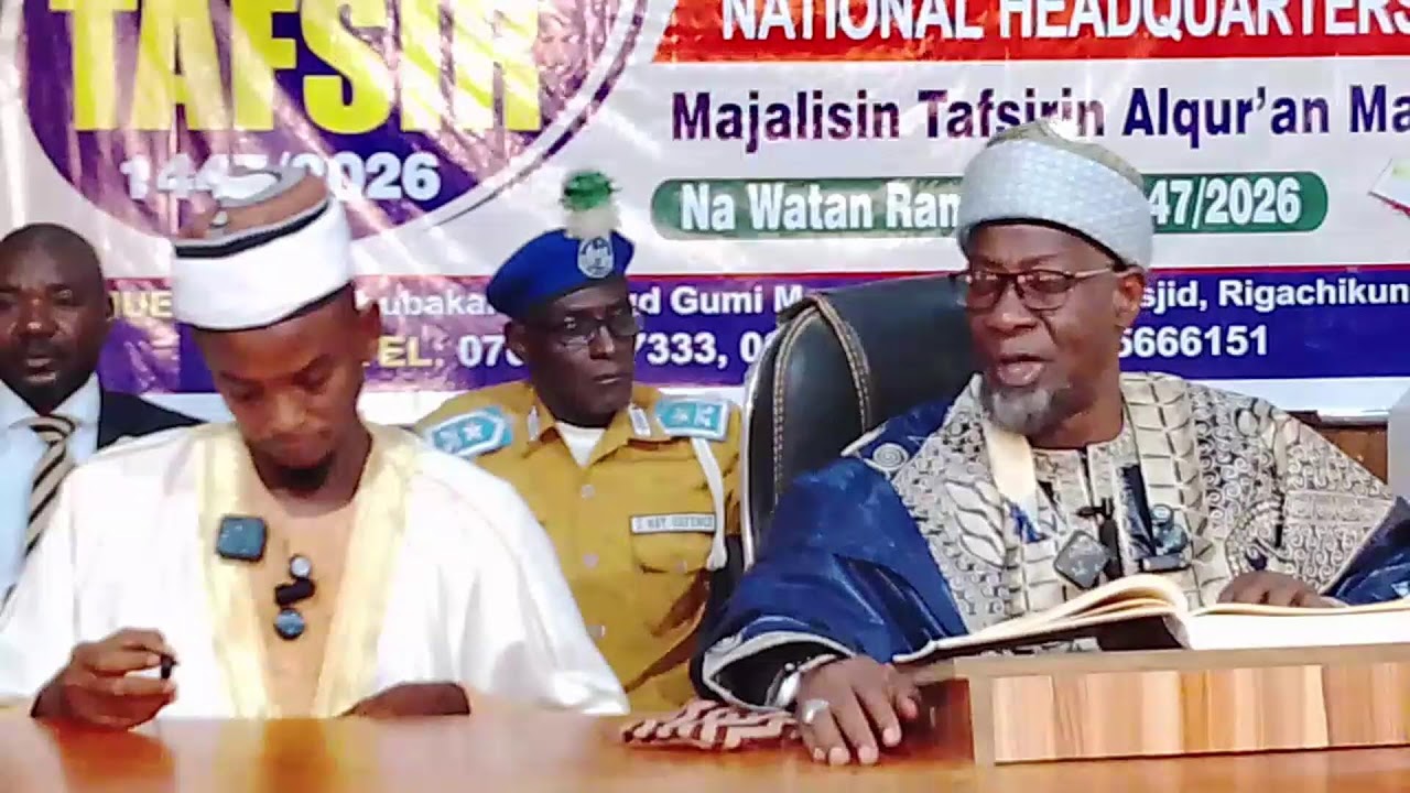 20 Ramadan Tafsir 1447H-2026 Sheikh Yusuf Muhammad Sambo Rigachikum