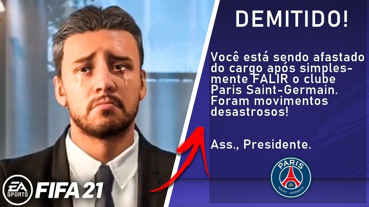 TENTANDO FALIR O PSG! | FIFA Experimento
