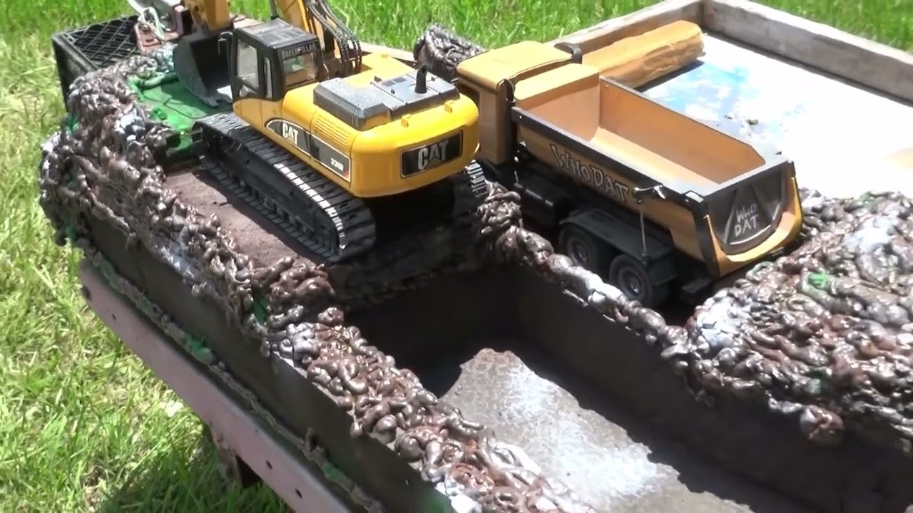 How to Build a Indoor / Outdoor Modular Job Site. RC Construction
