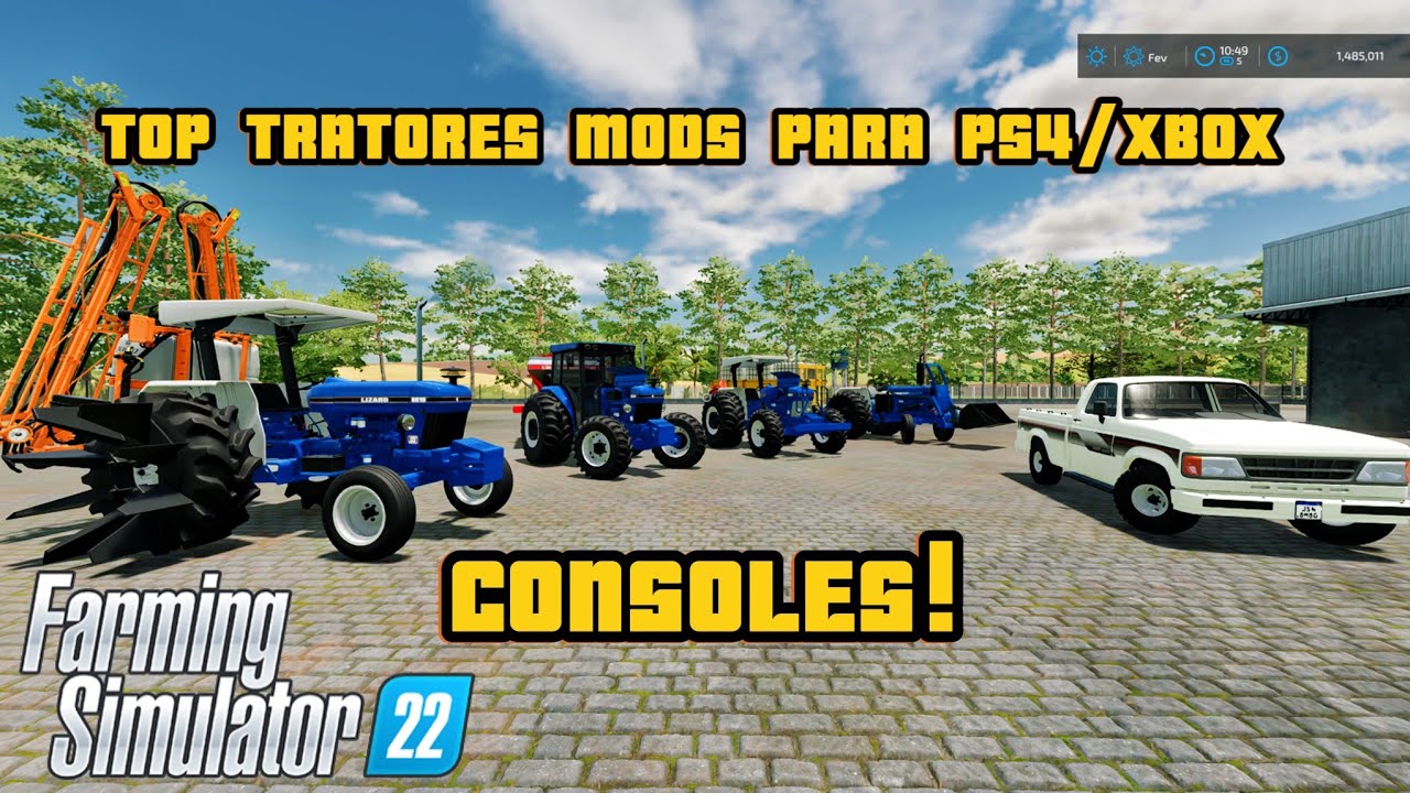 Top 10 Tratores BR  mods para ps4/ps5/Xbox Farming Simulator 22! Parte 1 #fs22 #ps4 #Xbox