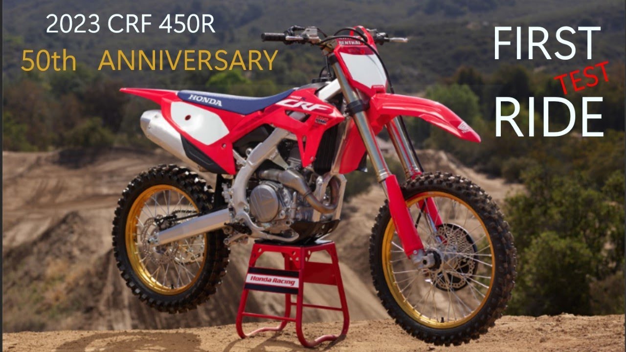 2023 CRF 450 R 50t ANNIVERSARY FIRST RIDE