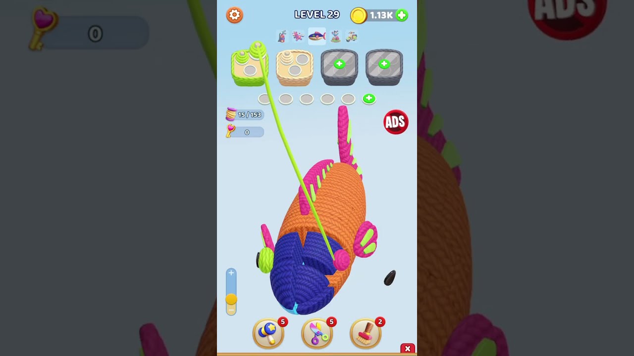 “Yarn Fever!” Level 29 Passing | Best Talk-Ready Background #games #gaming #gameplay