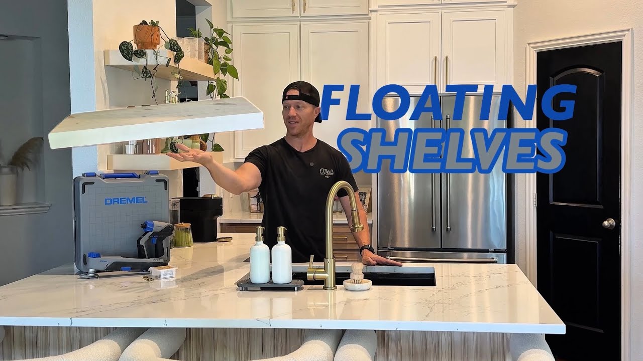 Seriously Easy DIY Floating Shelf