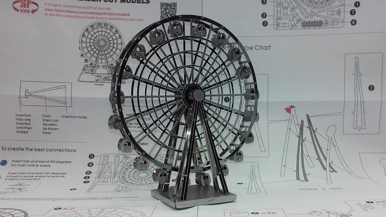 Metal Earth Build - Ferris Wheel