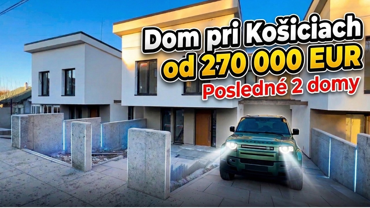 Moderný dom pri Košiciach | Ďurďošík | Posledné 2 domy