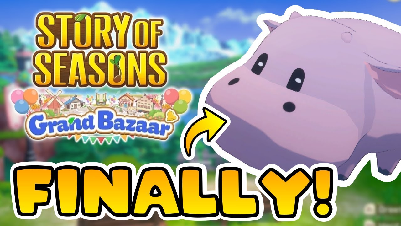 I waited almost 5 years for this in STORY OF SEASONS: Grand Bazaar! 🍃🏔️