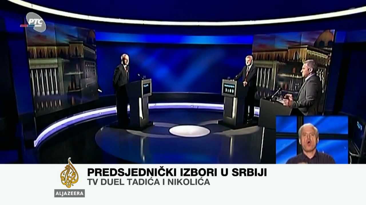 TV duel Tadića i Nikolića - Al Jazeera Balkans