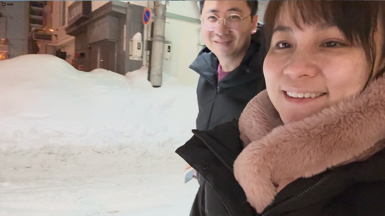 北海道冬日旅行｜滿滿積雪的一天